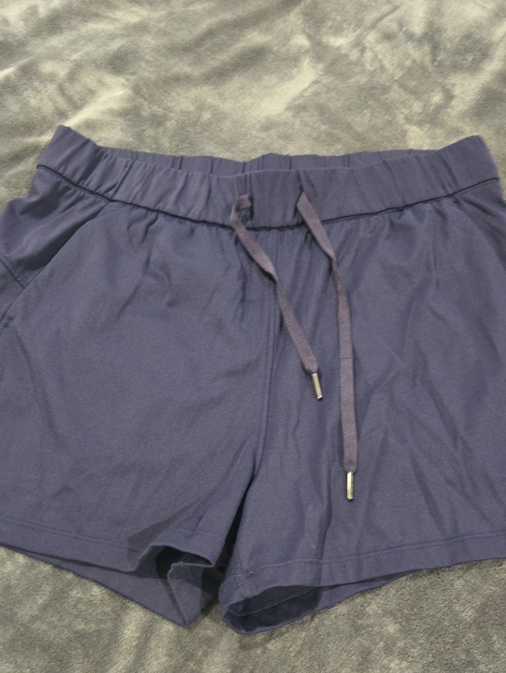 Women's Navy Athletic Drawstring Shorts